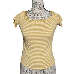 Ambiance Medium Striped Womens Top